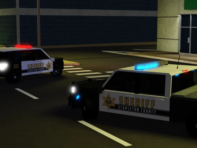 Carros de policia en Roblox