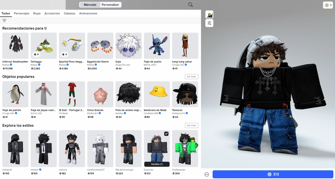Mercado de Roblox
